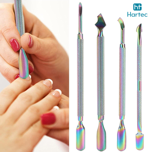 Ensemble de repousse-cuticules en titane arc-en-ciel de qualité supérieure, nouveau produit, ergonomique, instruments de manucure professionnels - Product Image 3