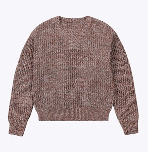 Suéter Casual Moderno para Mujer - Jersey de Punto Acanalado con Cuello Redondo - Prenda de Punto Ligera y Cómoda para Invierno, Transpirable 2026 - Product Image 1
