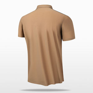 Camiseta de Hombre de Alta Calidad con Diseño de Bordado Personalizado, Patrón Sólido, Casual, de Secado Rápido, para Golf, Equitación, Estilo Pique - Product Image 3