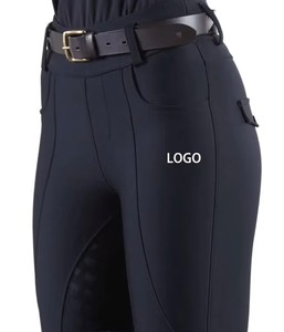 Leggings d'équitation et de sport pour femmes de haute qualité, respirants, anti-humidité, avec silicone, taille mi-haute, durables pour l'équitation - Product Image 1