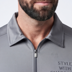 Vestes d'entraînement sportives en gros pour hommes, col rabattable, fermeture éclair, veste de survêtement en polaire 100 % polyester pour hommes, manteau d'entraînement sportif - Product Image 3