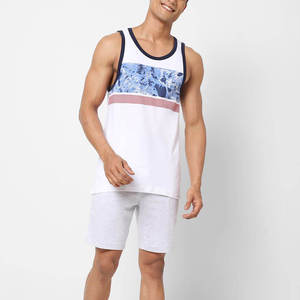 PITCHER INTERNATIONAL PI-HFS-3382 Débardeur blanc pour homme, col rond uni, style décontracté, respirant, tricoté, 100% coton, sans manches - Product Image 3