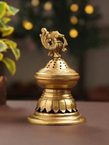 Quemador de Incienso Metálico de Aromaterapia Ecológico y de Lujo para Decoración Interior Religiosa, Espacio de Meditación, Uso en Todas las Estaciones - Product Image 3