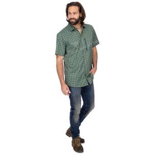 Factory Price Men's Bavarian <b>Shirts</b> <b>Half</b> Sleeve Green&Blue Custom Checked <b>Shirts</b> For Lederhosen Outfits - Product Image 4
