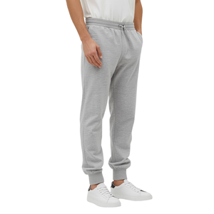 MATEX SPORTS Men Simple Screen Print Heavyweight Elastic Waist Polyester/Cotton Streetwear Jogger Pants - Product Image 3