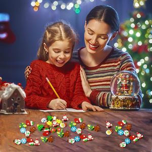 150 Pcs Mignon Mini Gommes-Animaux De Noël Flocons De Neige-Animaux De Bureau En Vrac Pour Les Récompenses De La Classe Prix Des Devoirs Scolaires Party Favors - Product Image 6