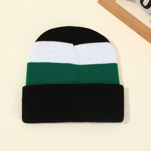 Gorros de punto holgados con logotipo personalizado OEM al por mayor, gorros personalizados para adultos 100% acrílico, calentitos para el invierno, de fábrica. - Product Image 2