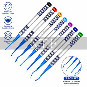 7Pcs Stainless Steel Dental Scaler Set, Portable Manual <b>Teeth</b> <b>Cleaning</b> & Whitening <b>Tools</b> for Plaque Removal, <b>Cleaning</b> & Filling - Product Image 2