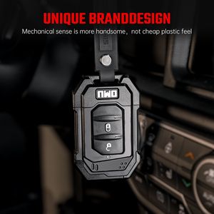 Étui à clés en aluminium compatible avec Jeep Wrangler JL & Gladiator JT, accessoires pour clés de voiture - Product Image 6