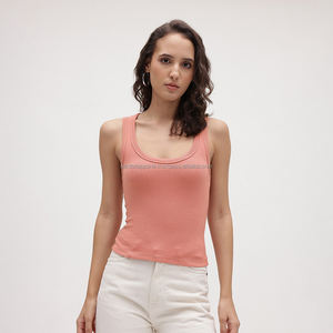 Nardon Apparel Women's Seamless Beauty <b>Back</b> Breathable Quick Dry Lightweight Solid Fitness Sport Tank Top with Custom MADE - Product Image 2