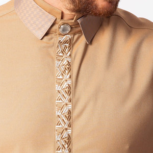 <b>Men</b> Juba Traditional Muslim Clothing Long Length Islamic Robe Comfortable Breathable Loose Fit Modest Design - Product Image 3