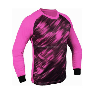 Maillot de football personnalisable pour gardien de but, uniforme d'entraînement, manches longues, protection, 100% polyester, séchage rapide, respirant - Product Image 1