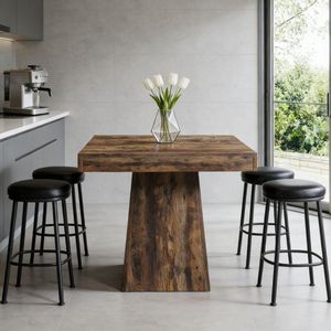 Tavolo da Pranzo Allungabile Moderno in Marmo con Sedie in Legno - Product Image 2