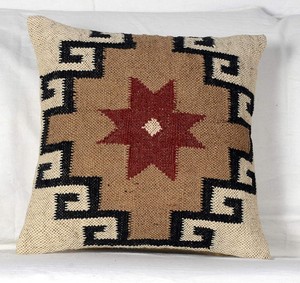 ปลอกหมอนอิงทำมือจากปอกระเจา คุณภาพพรีเมียม เป็นมิตรกับสิ่งแวดล้อม เหมาะสำหรับตกแต่งโซฟา ห้องนั่งเล่น โรงแรม บ้าน  ขายส่ง - Product Image 6