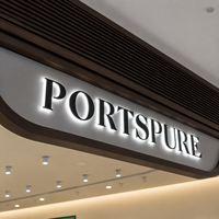 Lettres en relief 3D rétroéclairées par LED, enseigne personnalisable, publicité intérieure/extérieure, étanche IP65, garantie 1 an, multicolores