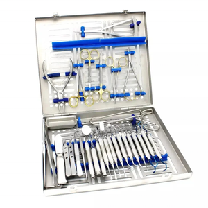 Kit de Cirugía de Implantes Dentales de 33 Piezas, Juego de Instrumentos Quirúrgicos Manuales de Acero Inoxidable, CE ISO13485 Clase I, Fabricado por ZUOL. - Product Image 4