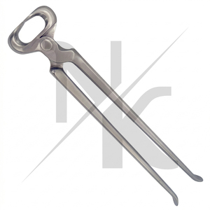 Coupe-ongles pour chevaux de qualité supérieure, 12 pouces, robuste, en acier inoxydable 304, réutilisable, outils professionnels pour farriers et vétérinaires, Nafko NK-4306 - Product Image 2