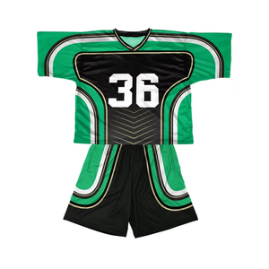 Uniformes de Lacrosse Personalizados de Poliéster Transpirable, Ropa Deportiva Informal Estampada, Incluye Jersey y Pantalones Cortos, Conjunto Sublimado para Equipos, OEM - Product Image 4