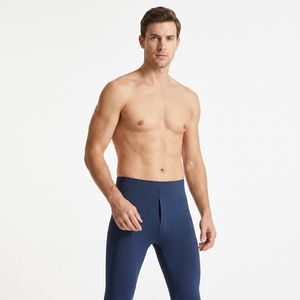 Leggings de Compresión para Hombre, Color Azul Marino, de Poliéster, de Secado Rápido, Cintura Elástica - Product Image 5