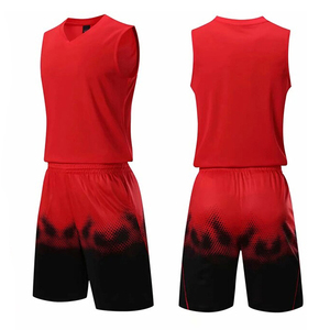 Custom Size Professional Manufacturer's Basketball Uniform 100% Polyester Lightweight Breathable Plus Size Custom Team Name - Product Image 5
