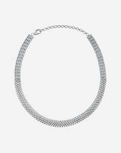 Diamond <b>Choker</b> Statement Necklaces Pave Set 8.75mm 12-15 Inch Length Bridal Necklace 14K 18K Solid Gold Lab Grown Bridal Jewelry - Product Image 4