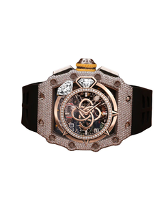 Men's Full Moissanite <b>Diamond</b> <b>Watch</b> Luxury Iced Out Bracelet Wristwatch - Product Image 1