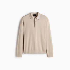 Polo de Punto de Textura Fina para Hombre, Corte Holgado, Suave y Transpirable, Manga Corta, Cuello Clásico, para un Look Elegante y Cómodo en Verano - Product Image 5