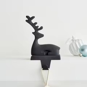 Elegant Decorative Metal <b>Stocking</b> Hook for Holiday Home and Hospitality Decor - Product Image 2