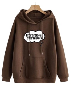 M & F Sweat à capuche pour femme 100% coton de haute qualité Logo personnalisé Style formel respirant pour l'hiver Techniques de teinture unie - Product Image 2