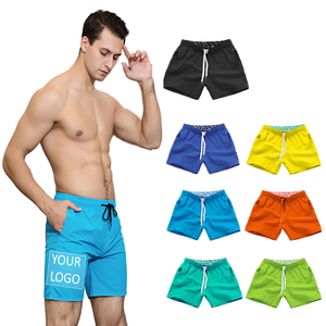Shorts de Baño Formales para Hombre, Cómodos, Transpirables, de Secado Rápido, 100% Poliéster, con Cordón Ajustable, Personalizables con Logotipo, ODM/OEM - Product Image 1