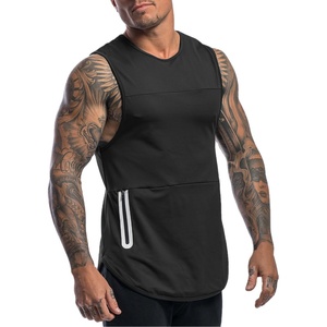 Haute qualité 2025 hommes sans manches lâche débardeurs respirant Fitness Gym porter décontracté Stringer gilet OEM fabricant - Product Image 1