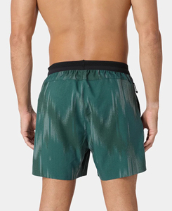 High Quality <b>Men's</b> <b>Green</b> Printed Cotton Mid Waist Quick Dry Sport <b>Shorts</b> with Pockets Zipper Fly Elastic Waist 2026 Wholesale - Product Image 2