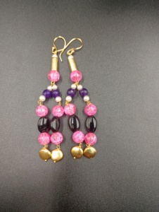 Pendientes de Perlas de Agua Dulce con Forma de Mariposa Chapados en Oro con Diseño Minimalista para el Uso Diario y Ocasiones Religiosas de la Mujer - Product Image 5
