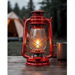 Export Quality Vintage <b>Hurricane</b> <b>Lantern</b> Metal Glass Kerosene Lamp Red Lalten Hanging Light For Camping Available For Sale - Product Image 4