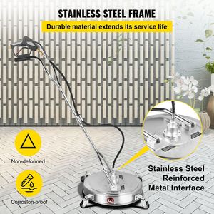 Pulitore per Superfici da 23 Pollici con 3 Ugelli, Pressione Massima 4000 PSI, Idropulitrice in Acciaio Inox per Pulizia di Vialetti e Marciapiedi - Product Image 4
