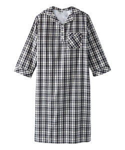 CONX CG-UHG-65 Hospital Patient Gowns for Women/Men Unisex Cotton Knitted <b>Post</b> Surgery Back Tie Easy Put/Remove Needle Detection - Product Image 5