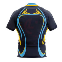 Maillot de rugby de style classique avec tissu résistant et design athlétique moderne, parfait pour l'entraînement sportif