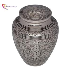 โกศบรรจุอัฐิแบบใหม่ ดีไซน์ทันสมัย ทำจากอะลูมิเนียมแข็งแรง ผลิตด้วยมือทั้งหมด สำหรับบรรจุอัฐิมนุษย์และสัตว์เลี้ยง โกศโลหะสำหรับเผาศพผู้ใหญ่ โกศที่ระลึกสำหรับเก็บอัฐิ - Product Image 6