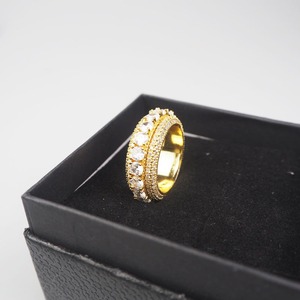 Top Quality Lab Grown Hip Hop <b>Diamond</b> <b>Ring</b> for Women Brilliant Shine for Streetwear Party and Daily Wear Available At Best Price - Product Image 1