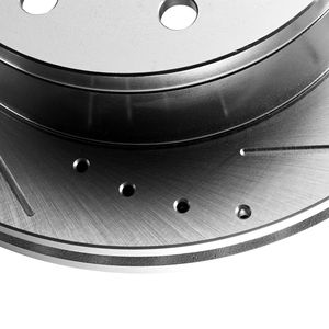 2002-2006 Chevrolet Avalanche 2500 (8 STUD) & 2002-2004 Chevrolet Silverado 2500 Front & Rear Brake <b>Kit</b> Compatible with <b>Model</b> - Product Image 3