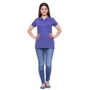 Polos de Golf para Mujer, Corte Clásico, a la Moda, Nueva Colección, 100% Algodón, Diseño Sólido Informal, Apliques de Verano, Transpirables - Product Image 4