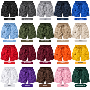 Men's Black Cargo <b>Shorts</b> Mid Waist Drawstring Quick Dry <b>Waterproof</b> Bermuda <b>Shorts</b> Pockets Front Casual Style Customized Tactical - Product Image 6