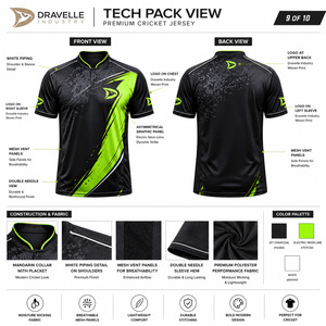 Maillot de cricket personnalisé de haute qualité, séchage rapide, performance optimale, sublimation, vêtements de sport d'équipe - Product Image 6