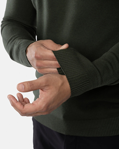 Stylish Men Knitted Sweater 100% Cotton Warm Breathable Quick Dry Anti-Wrinkle Durable Comfortable Daily Winter Pullover - Product Image 4