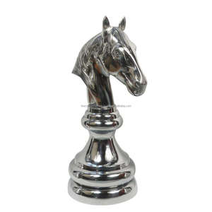 Table de cheval en aluminium Objet décoratif best-seller Sculpture animalière Modèle Bureau Maison Décoratif Solide Cheval Sculpture & Statue - Product Image 4