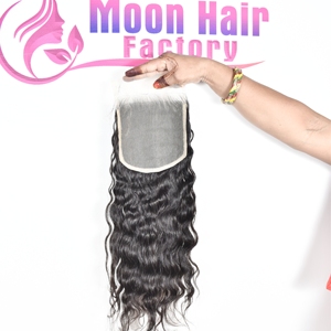Extensiones de Cabello Remy de la Mejor Calidad, Onduladas, con Cierre, Cabello Indio, Doble Trama, Textura Esponjosa, Glamorosas, para Salón - Product Image 4
