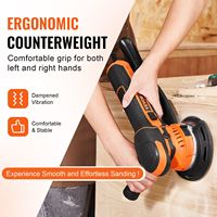 Dual Action Random Orbital Sander 6 1200W Electric Variable Speed Professional Grade 3-Year Warranty Hook Loop Sandpad for Wood