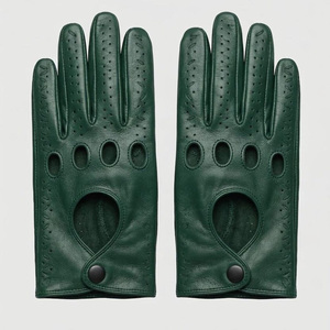 Guantes de Conducción de Cuero Personalizados para Hombre, Fabricados por el Fabricante OEM, Guantes Profesionales para Carreras de Autos, Guantes Premium para Carreras de Autos - Product Image 2