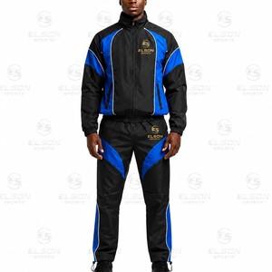 Custom Manufacturer Embroidered <b>Men's</b> Sets Zip up Summer Nylon Two Piece Windbreaker Sets Unisex <b>Men</b> <b>Sweat</b> <b>Suit</b> Tracksuits - Product Image 6