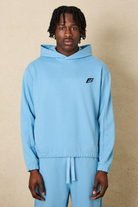 Sweat-shirts surdimensionnés personnalisés pour hommes, en molleton 100 % coton épais, décontractés, avec logo imprimé sur le devant, pour l'automne, OEM, écologiques - Product Image 2